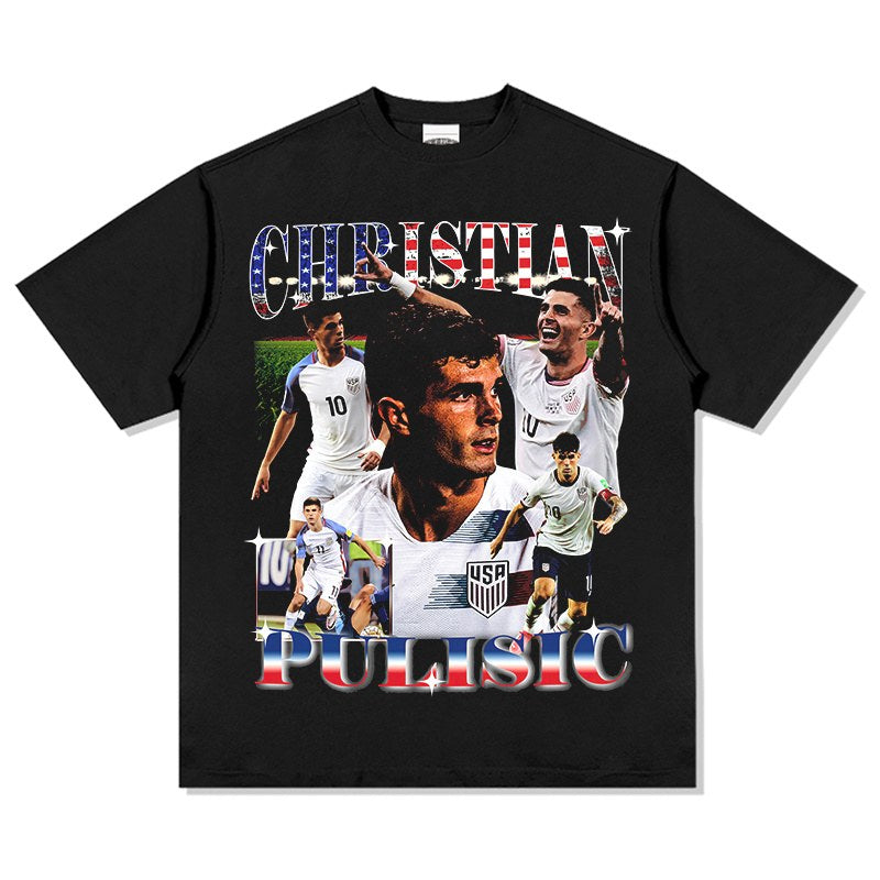 CHRISTIAN PULISIC VINTAGE TEE · NIGHT GAME
