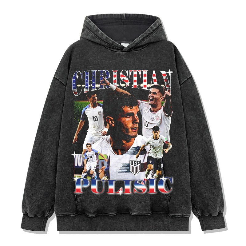 CHRISTIAN PULISIC VINTAGE HOODIE · NIGHT GAME