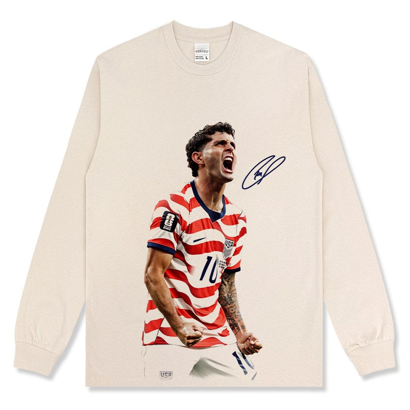 CHRISTIAN PULISIC LONG SLEEVE · GOLDEN BOOT