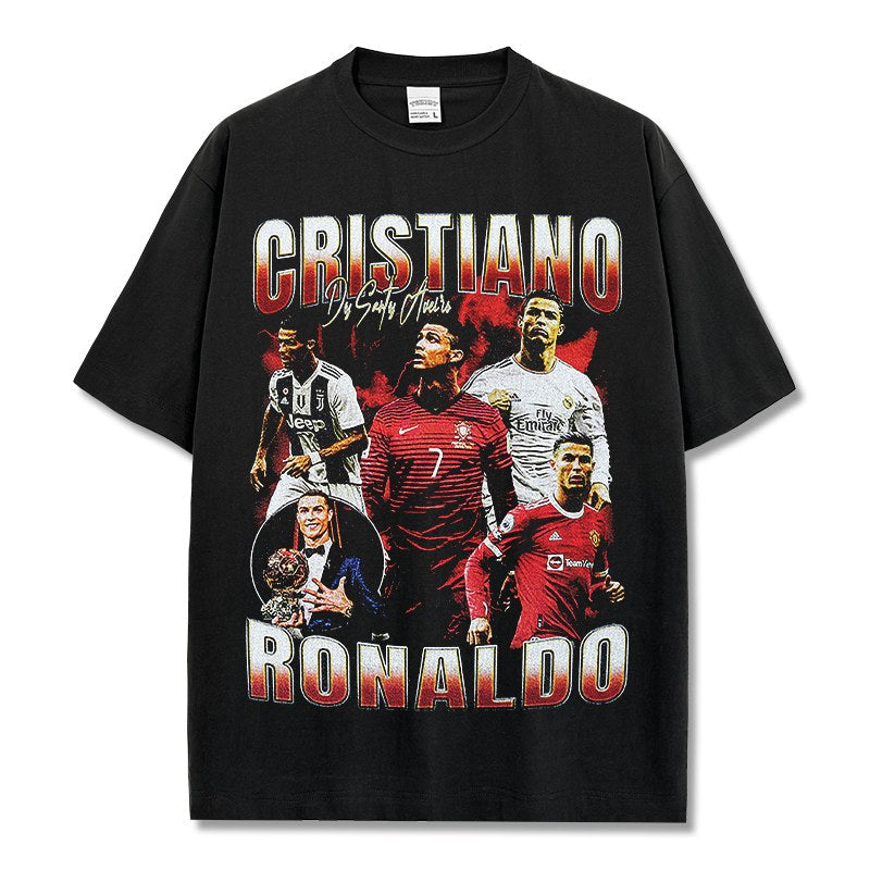 CRISTIANO RONALDO VINTAGE TEE · ELASTICO