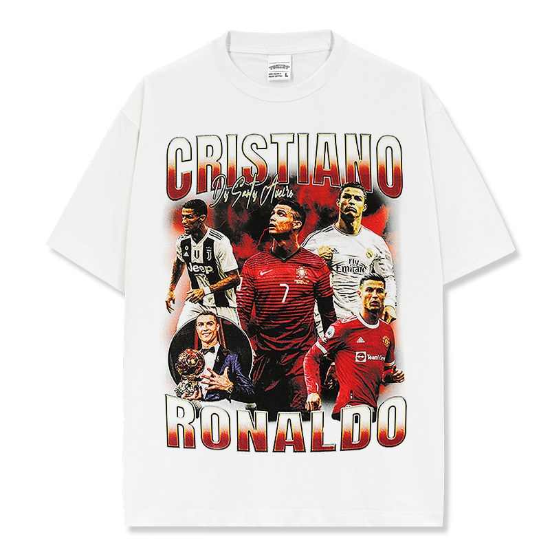 CRISTIANO RONALDO VINTAGE TEE · ELASTICO