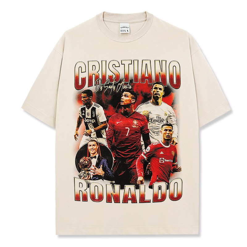 CRISTIANO RONALDO VINTAGE TEE · ELASTICO