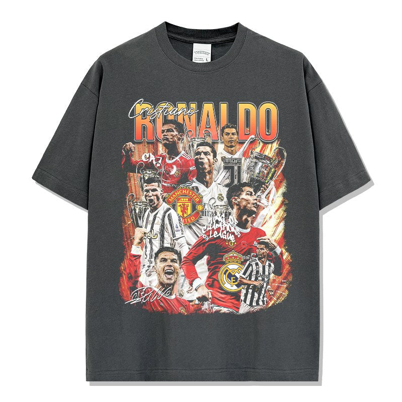 CRISTIANO RONALDO VINTAGE TEE · CONFETTI