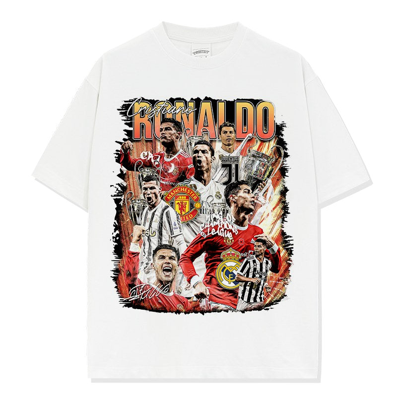 CRISTIANO RONALDO VINTAGE TEE · CONFETTI