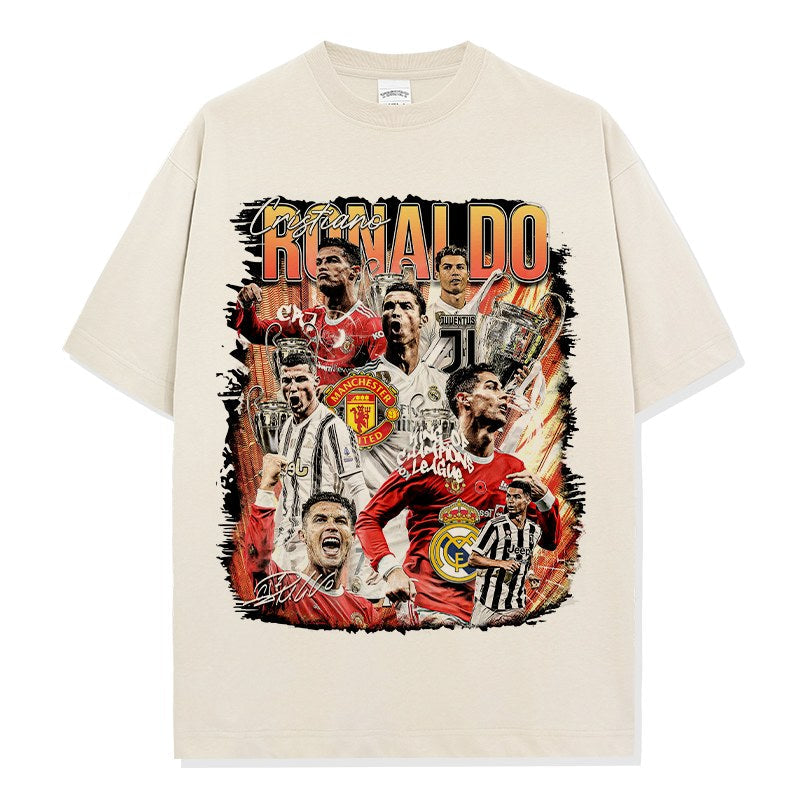 CRISTIANO RONALDO VINTAGE TEE · CONFETTI