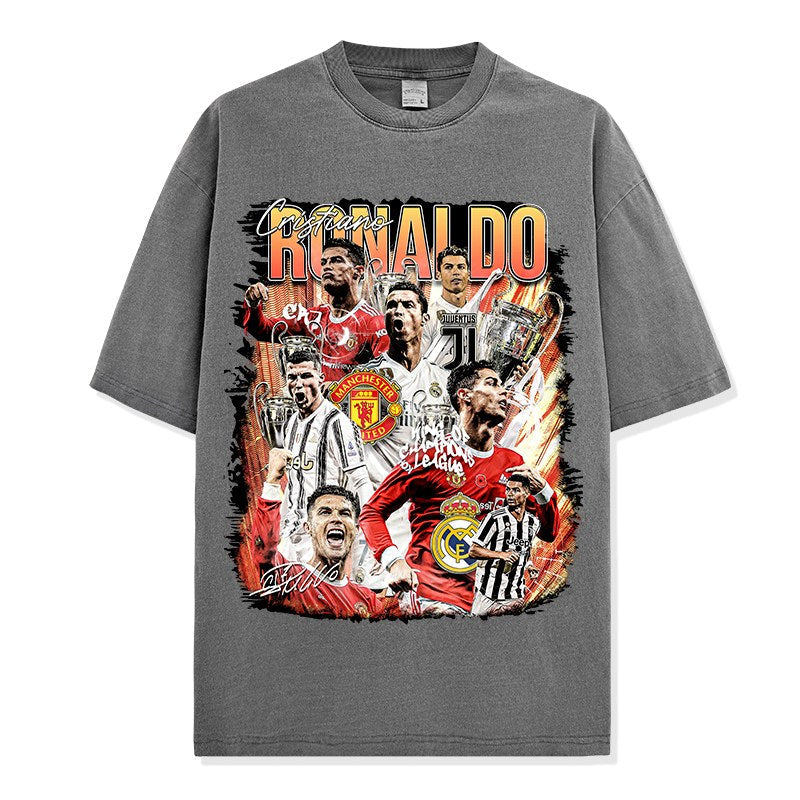 CRISTIANO RONALDO VINTAGE TEE · CONFETTI