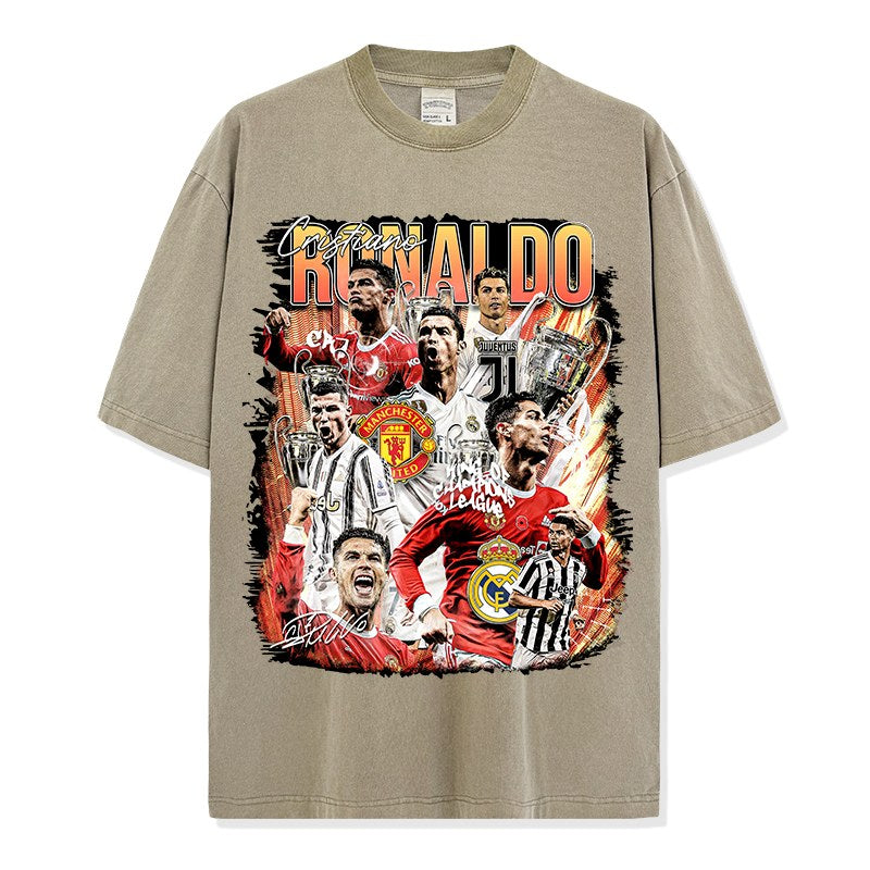 CRISTIANO RONALDO VINTAGE TEE · CONFETTI