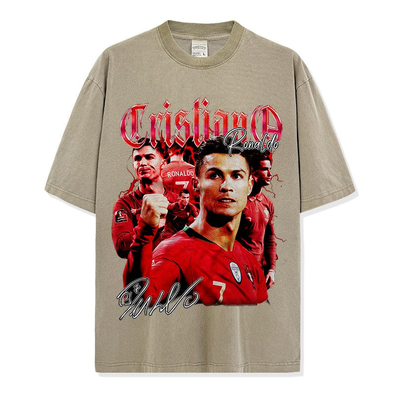 CRISTIANO RONALDO VINTAGE TEE · TROPHY