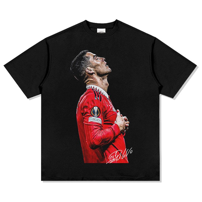 CRISTIANO RONALDO VINTAGE TEE · OLD SCHOOL