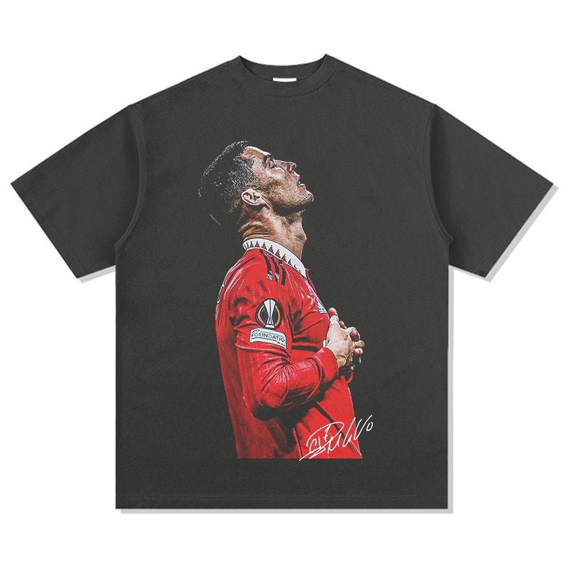 CRISTIANO RONALDO VINTAGE TEE · OLD SCHOOL