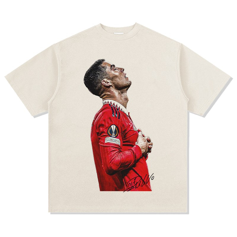 CRISTIANO RONALDO VINTAGE TEE · OLD SCHOOL