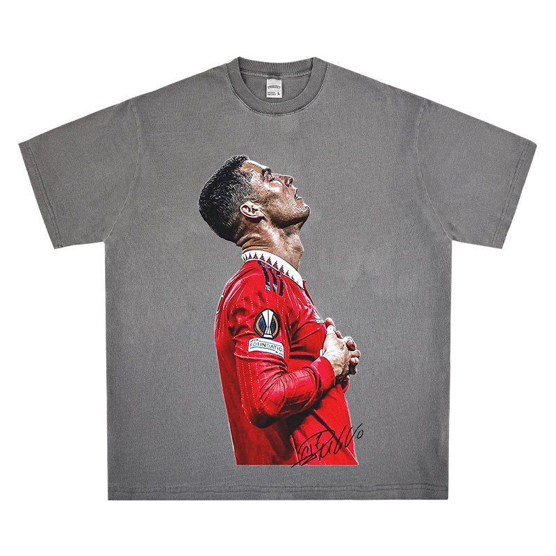 CRISTIANO RONALDO VINTAGE TEE · OLD SCHOOL