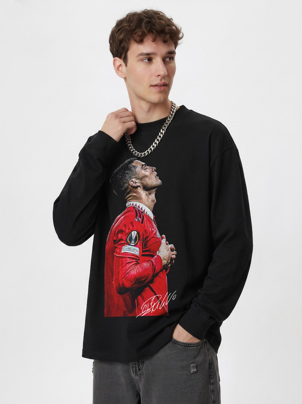 CRISTIANO RONALDO VINTAGE TEE · OLD SCHOOL