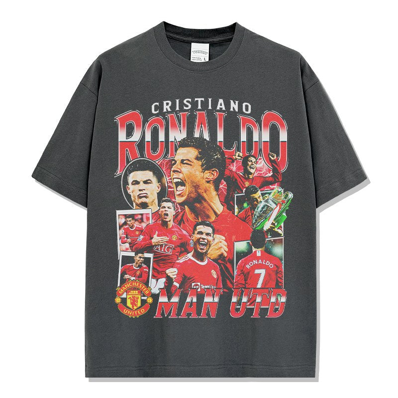 CRISTIANO RONALDO VINTAGE TEE · STREET BALLER
