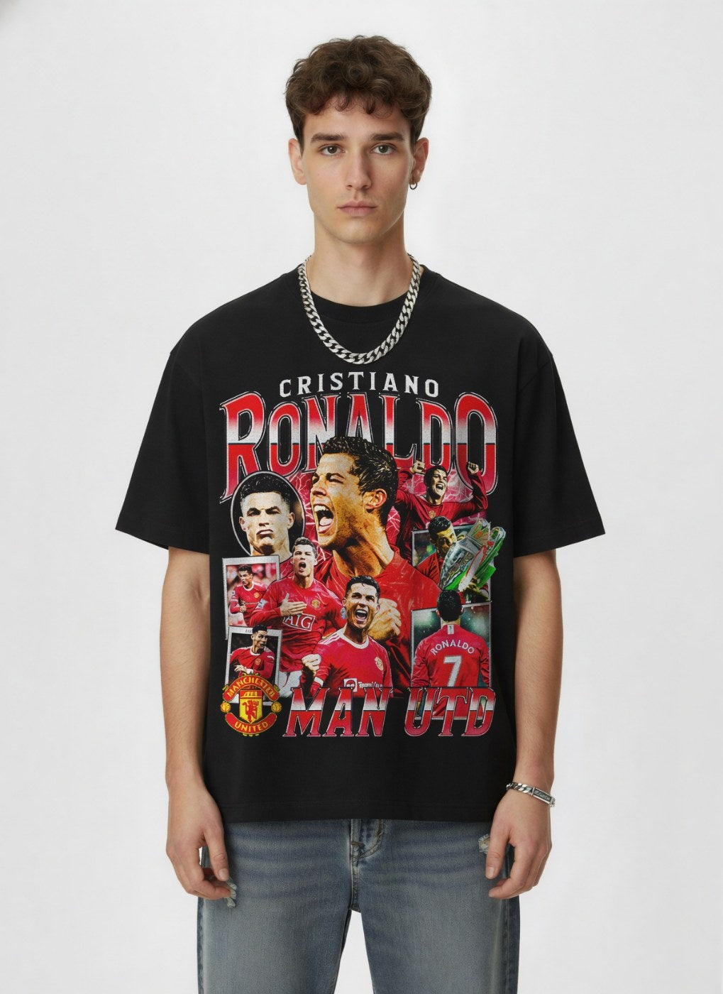 CRISTIANO RONALDO VINTAGE TEE · STREET BALLER