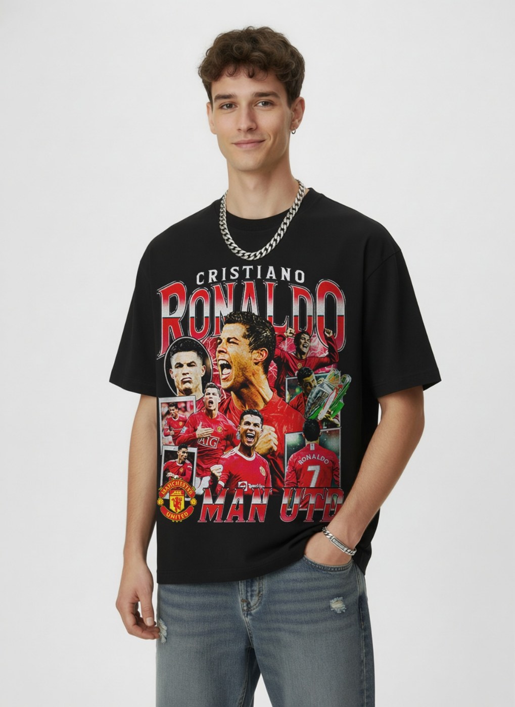 CRISTIANO RONALDO VINTAGE TEE · STREET BALLER