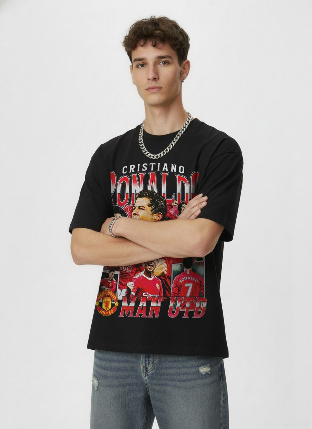 CRISTIANO RONALDO VINTAGE TEE · STREET BALLER