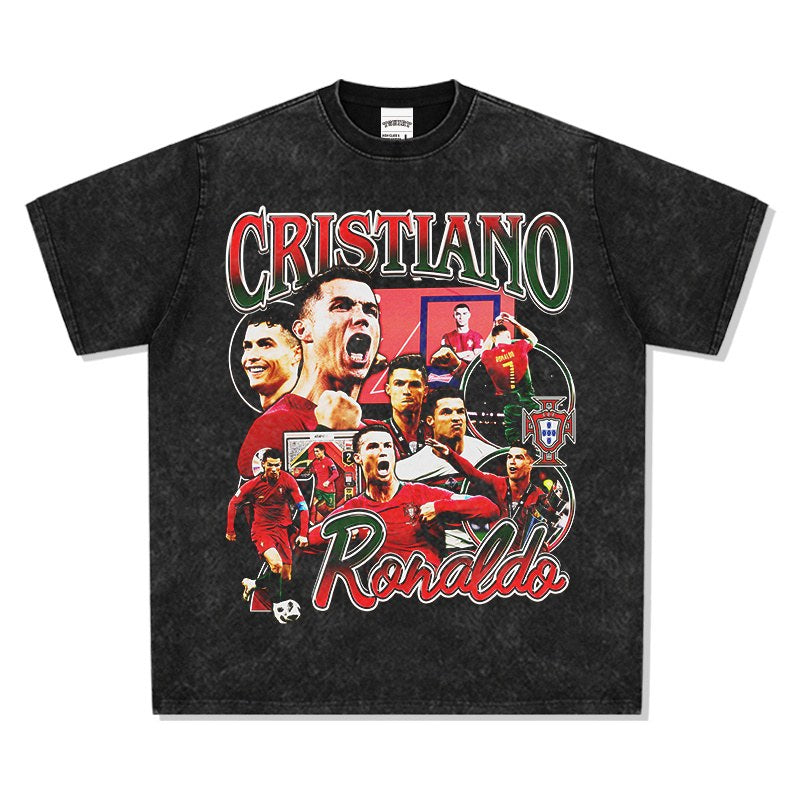 CRISTIANO RONALDO VINTAGE TEE · SUNDAY LEAGUE