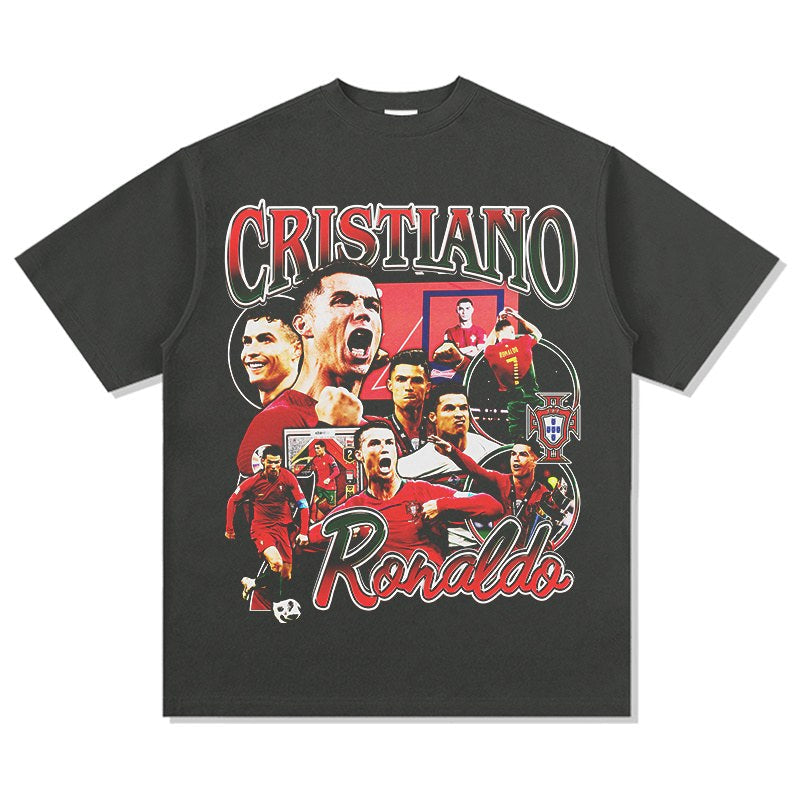 CRISTIANO RONALDO VINTAGE TEE · SUNDAY LEAGUE