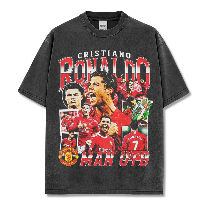 CRISTIANO RONALDO VINTAGE TEE · STADIUM LIGHTS