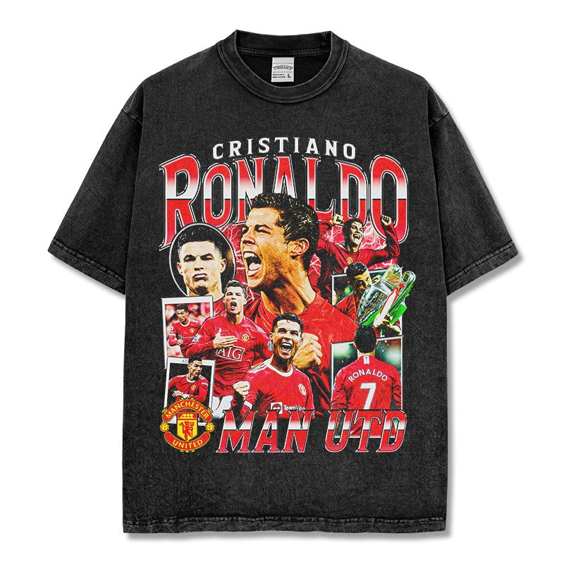 CRISTIANO RONALDO VINTAGE TEE · STADIUM LIGHTS