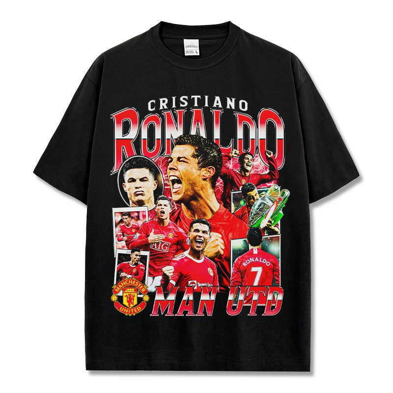 CRISTIANO RONALDO VINTAGE TEE · STADIUM LIGHTS
