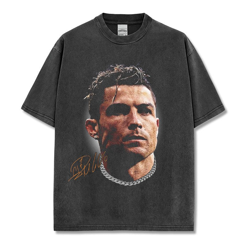 CRISTIANO RONALDO VINTAGE TEE · BIG NIGHT
