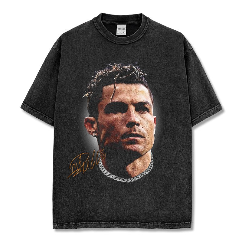 CRISTIANO RONALDO VINTAGE TEE · BIG NIGHT
