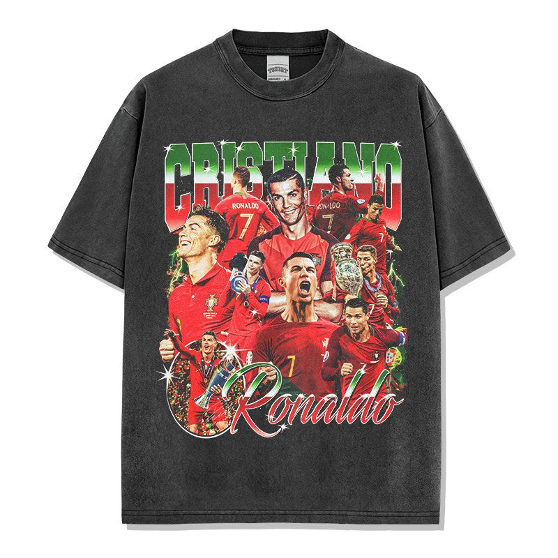 CRISTIANO RONALDO VINTAGE TEE · ICON