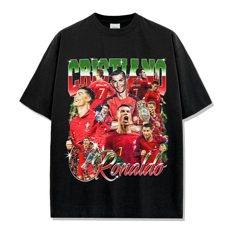 CRISTIANO RONALDO VINTAGE TEE · ICON