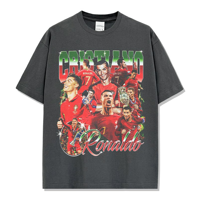 CRISTIANO RONALDO VINTAGE TEE · ICON
