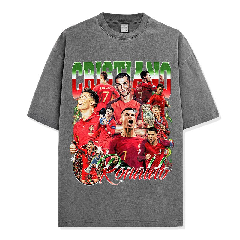 CRISTIANO RONALDO VINTAGE TEE · ICON