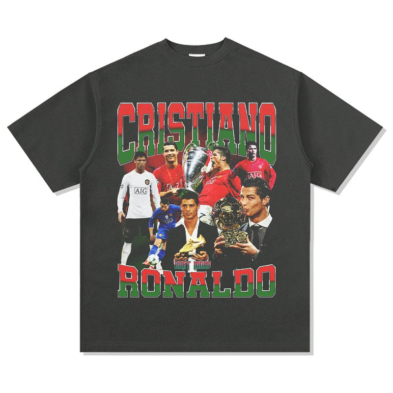 CRISTIANO RONALDO VINTAGE TEE · KING