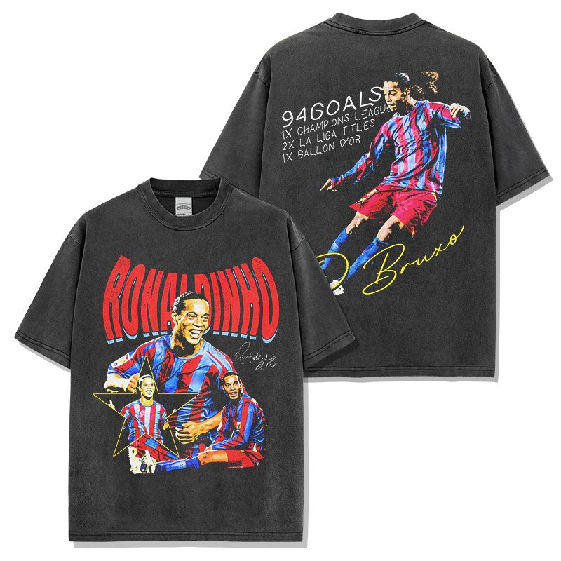 CRISTIANO RONALDO VINTAGE TEE · GOAT