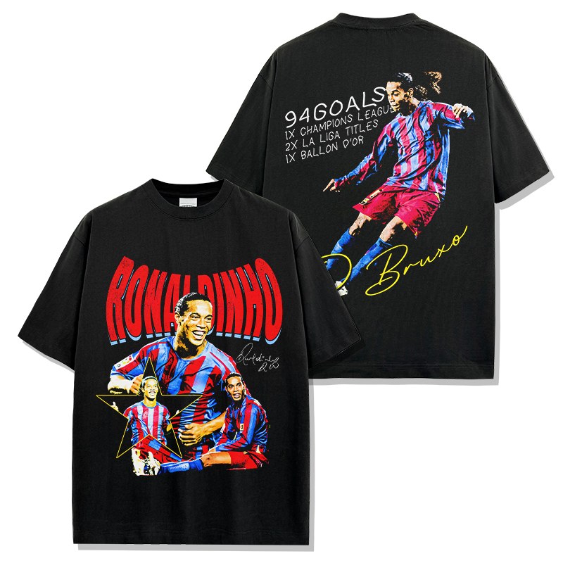 CRISTIANO RONALDO VINTAGE TEE · GOAT
