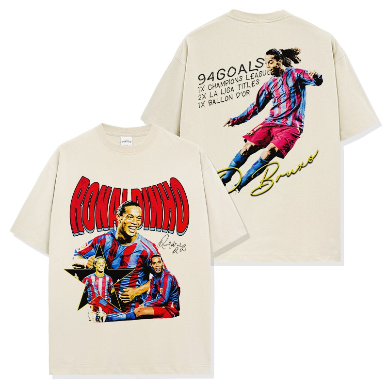 CRISTIANO RONALDO VINTAGE TEE · GOAT