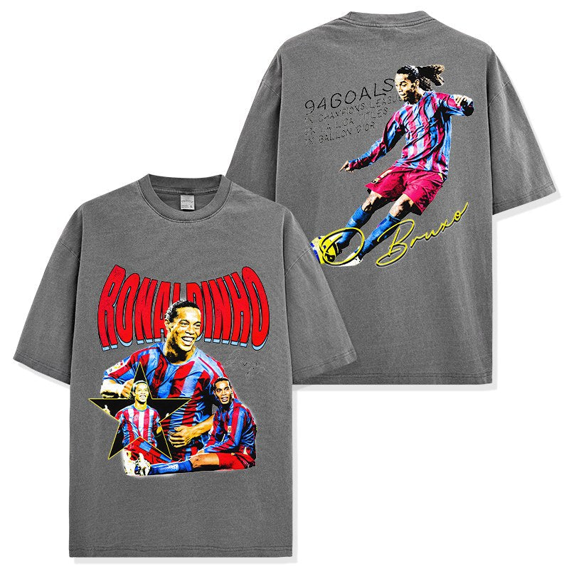 CRISTIANO RONALDO VINTAGE TEE · GOAT