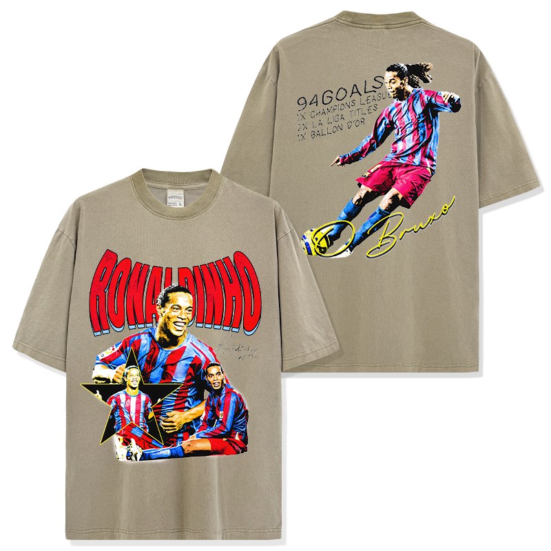 CRISTIANO RONALDO VINTAGE TEE · GOAT