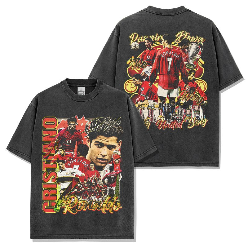 CRISTIANO RONALDO VINTAGE TEE · CAPTAIN