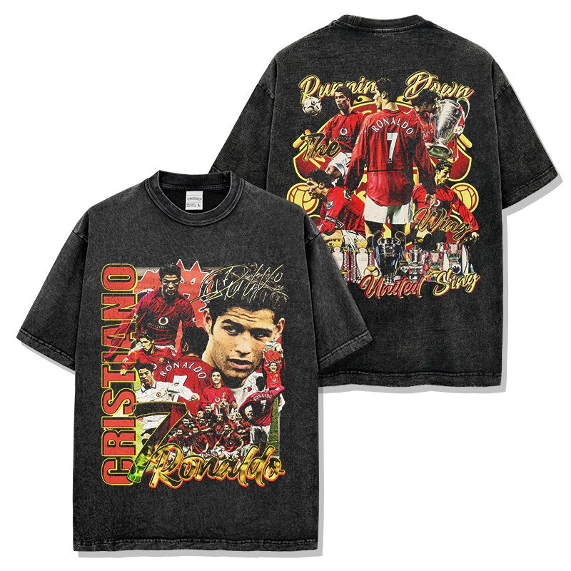 CRISTIANO RONALDO VINTAGE TEE · CAPTAIN