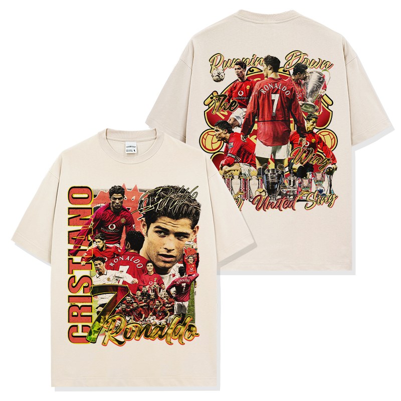 CRISTIANO RONALDO VINTAGE TEE · CAPTAIN