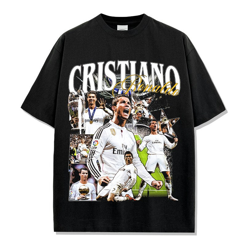 CRISTIANO RONALDO VINTAGE TEE · HAT TRICK