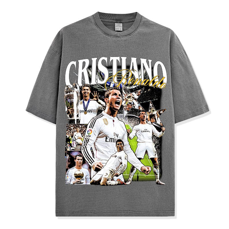 CRISTIANO RONALDO VINTAGE TEE · HAT TRICK