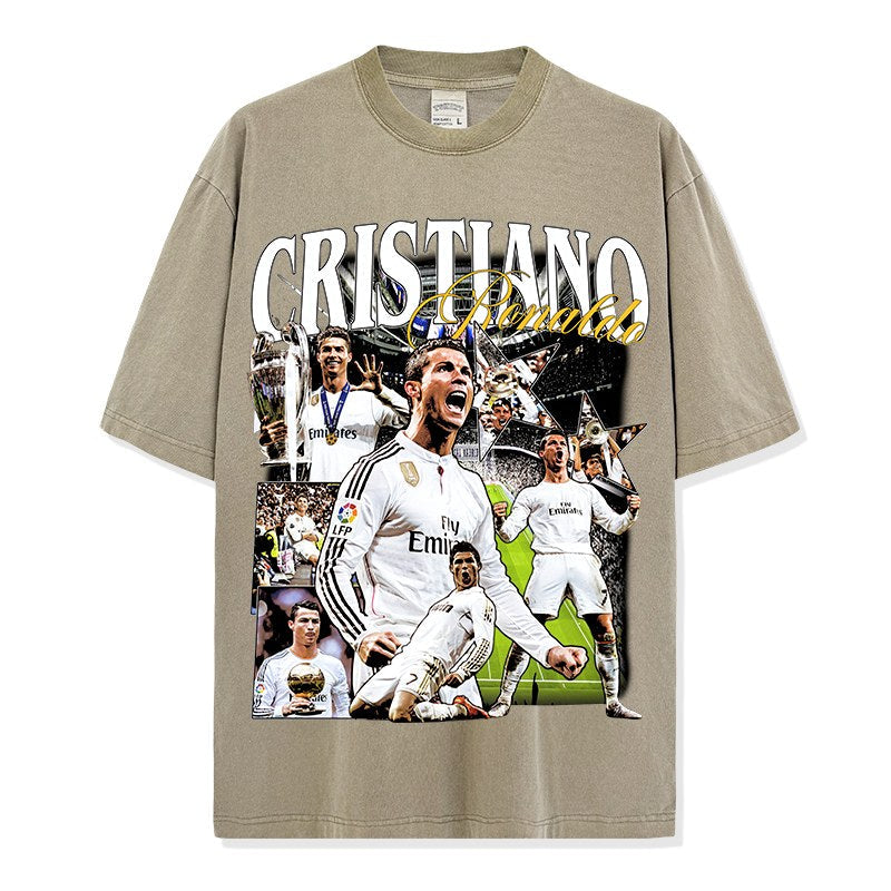 CRISTIANO RONALDO VINTAGE TEE · HAT TRICK