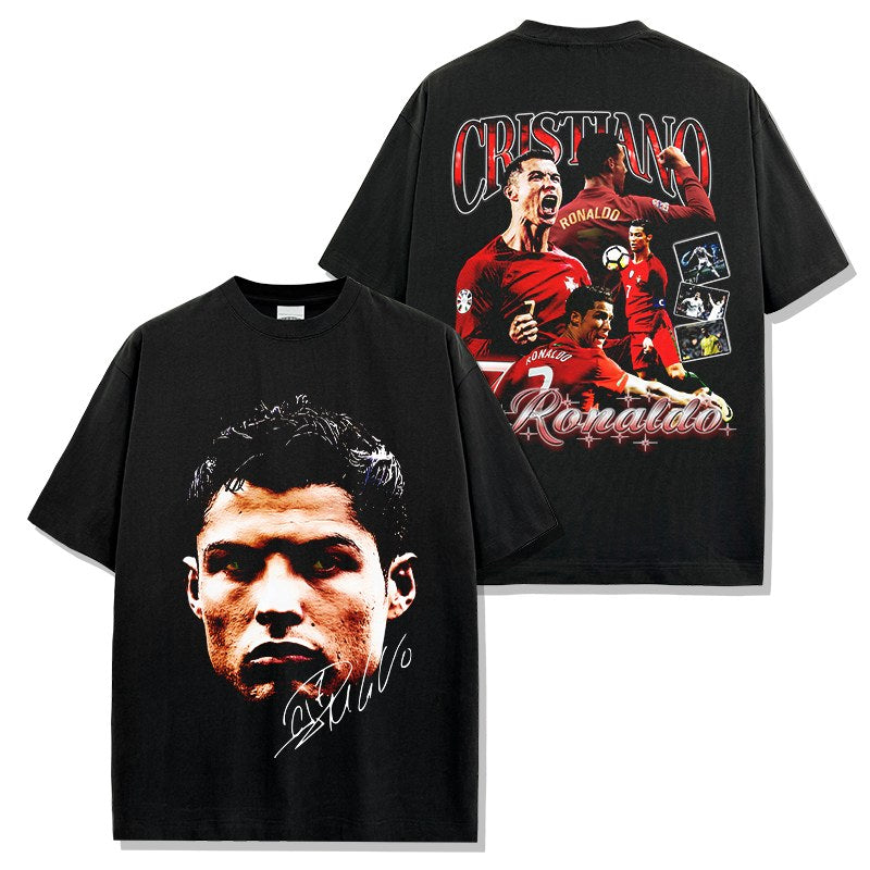 CRISTIANO RONALDO VINTAGE TEE · CORNER FLAG
