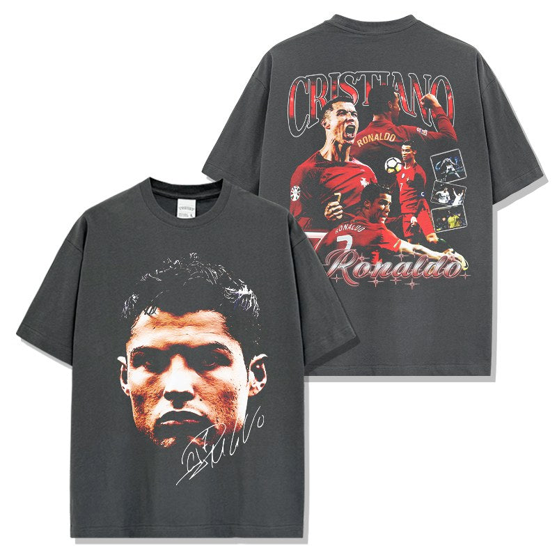 CRISTIANO RONALDO VINTAGE TEE · CORNER FLAG