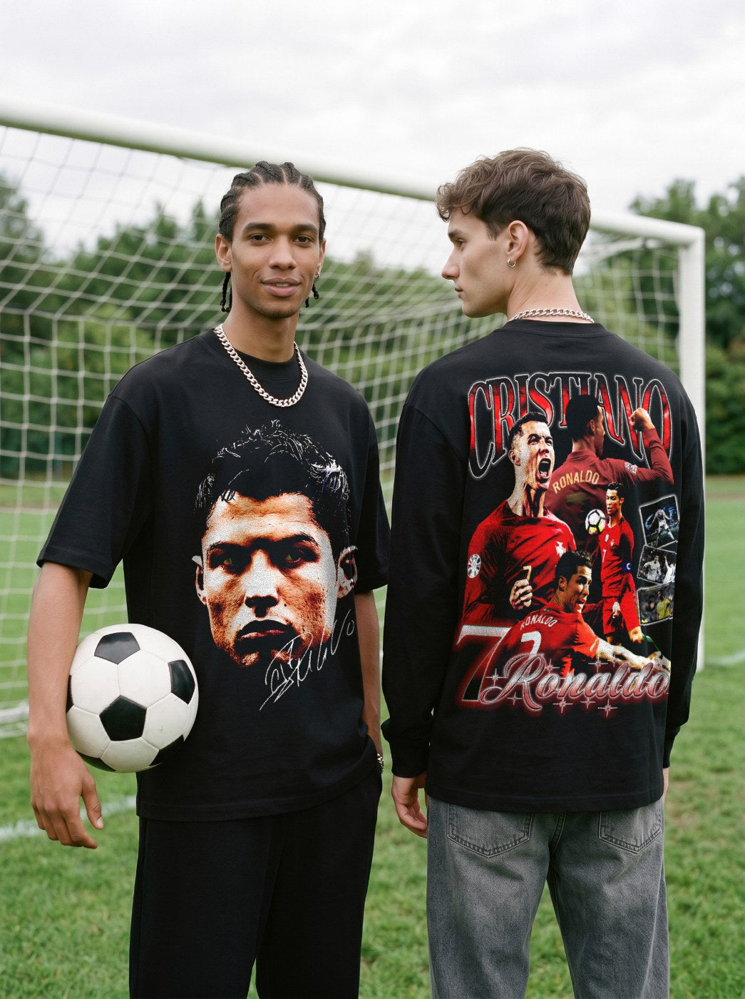CRISTIANO RONALDO VINTAGE TEE · CORNER FLAG
