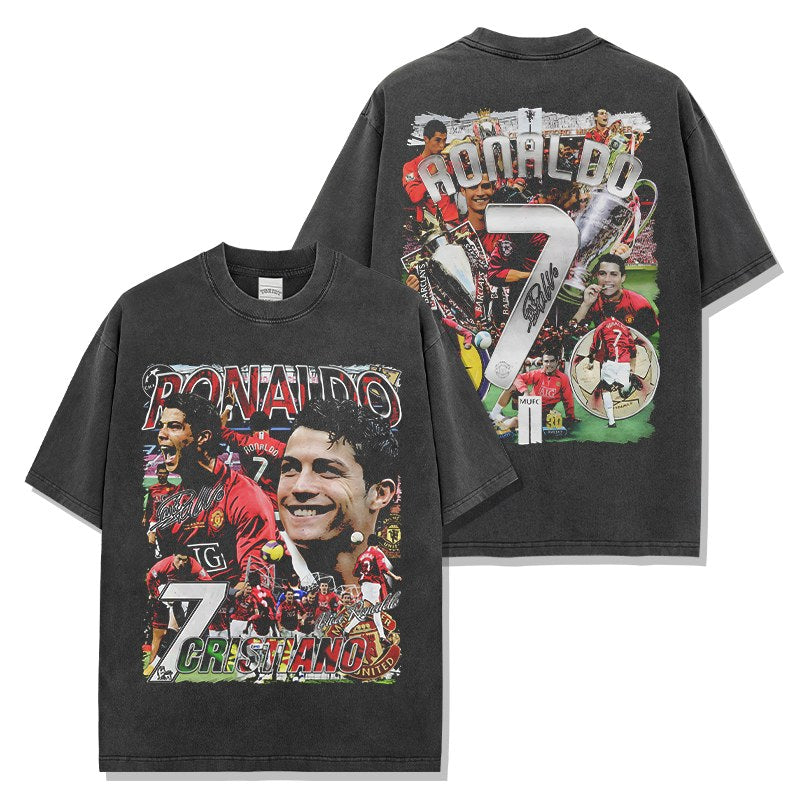 CRISTIANO RONALDO VINTAGE TEE · FREE KICK