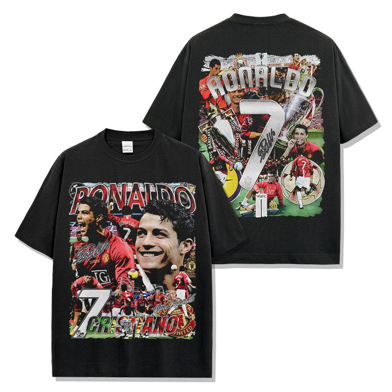 CRISTIANO RONALDO VINTAGE TEE · FREE KICK