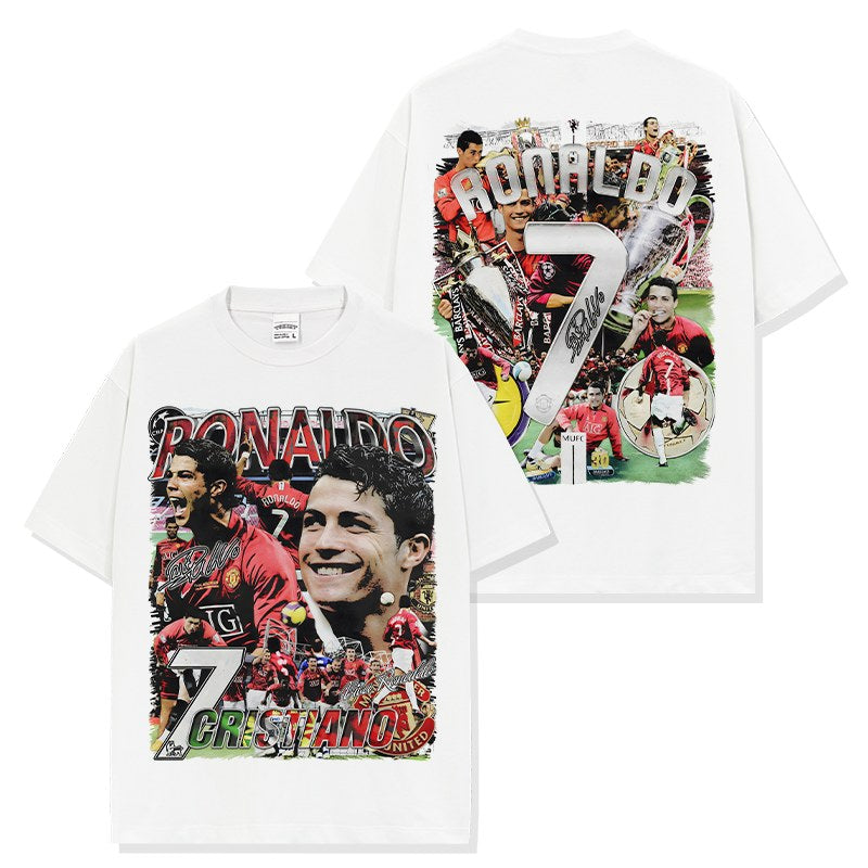 CRISTIANO RONALDO VINTAGE TEE · FREE KICK